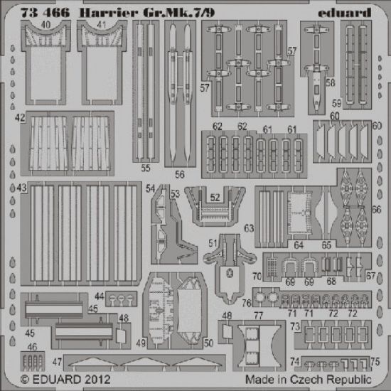 Picture of 1/72 Aircraft- Harrier Gr Mk 7/9 for RVL (Painted Self Adhesive)