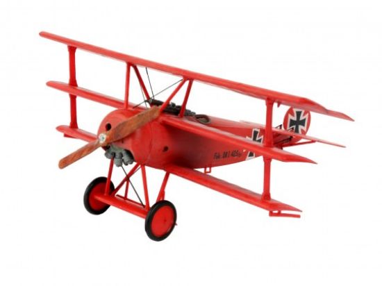Picture of 1/72 Fokker DR1 Triplane w/paint & glue