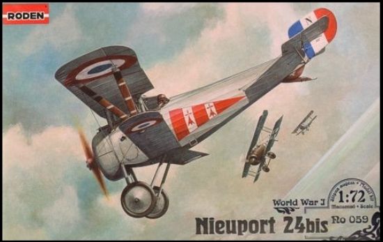 Picture of 1/72 Nieuport 24bis WWI BiPlane Fighter