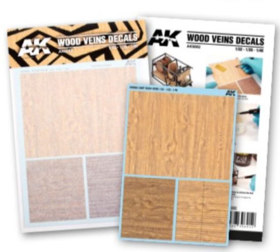 Picture of Wood Veins Decals for 1/32, 1/35, 1/48