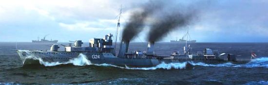 Picture of Trumpeter 1/350 HMCS Huron G24 Canadian Destroyer 5333