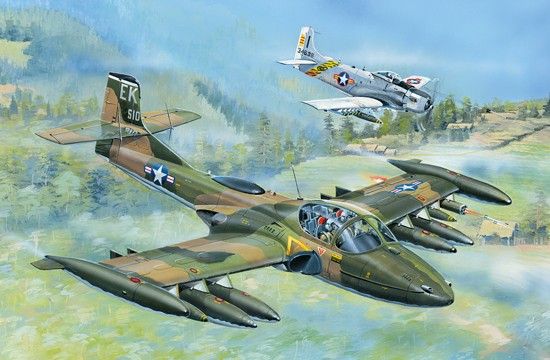 Picture of Trumpeter 1/48 US A-37A Dragonfly Light Grnd ATTK Aircr 2888 model kit