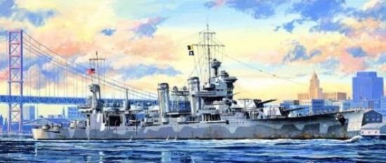 Picture of Trumpeter 5748 US Heavy Cruiser Quincy 1/700 Scale Plastic Model Kit