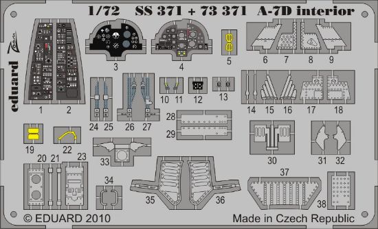 Picture of Vought A-7D Corsair (self adhesive) (designed to Be Asse