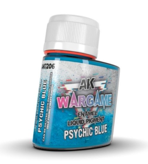 Picture of Wargame Liquid Pigment: Psychic Blue Enamel 35ml Bottle