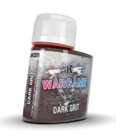 Picture of Wargame Liquid Pigment: Dark Grit Enamel 35ml Bottle