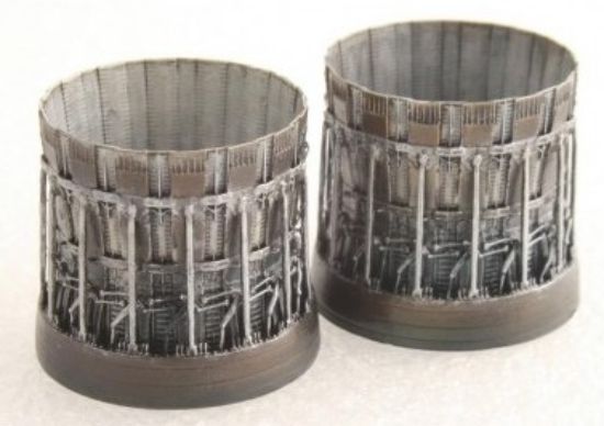 Picture of 1/48 F15C/D/E/K P&W Exhaust Nozzle Opened Set for ACY/RMX/LNR (3D Printed Resin)