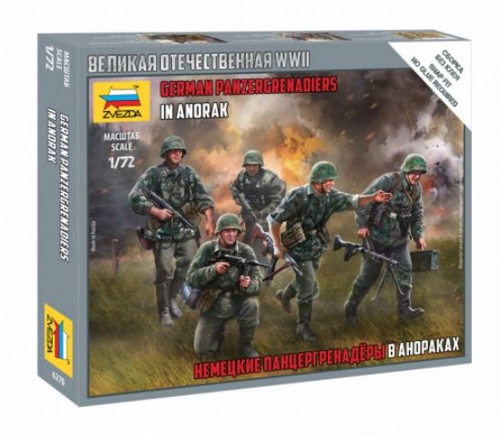 Picture of 1/72 German Panzergrenadiers in Anorak (5) (Snap)