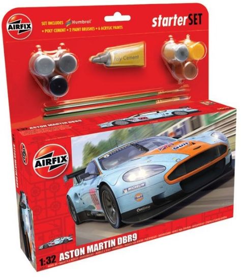 Picture of Airfix Aston Martin DBR9 Gulf 1:32 Scale Model Large Starter Set