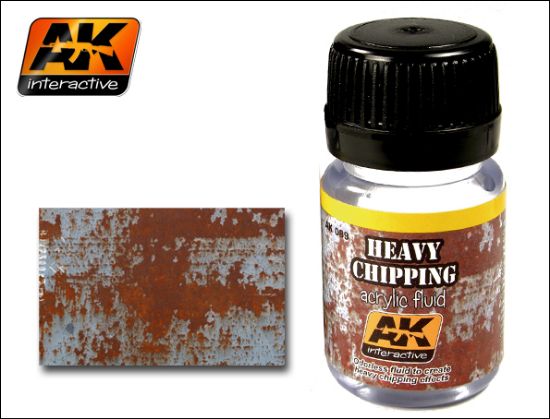 Picture of AK Interactive Heavy Chipping Effects Acrylic Paint 35ml Bottle --