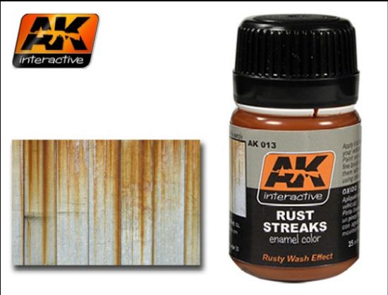 Picture of AK Interactive Rust Streaks Enamel Paint 35ml Bottle