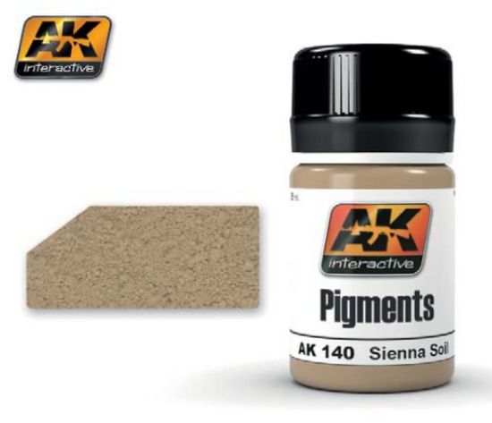 Picture of Sienna Soil Pigment 35ml Bottle