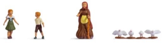 Picture of HO Hansel & Gretel w/Witch & 4 Doves