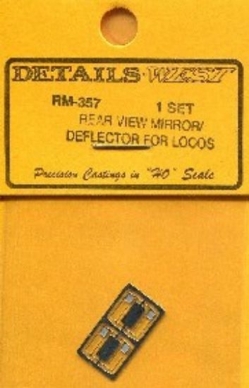 Picture of HO Rear View Mirrors for Locos 3 Styles (Photo-Etch) (1 Set)