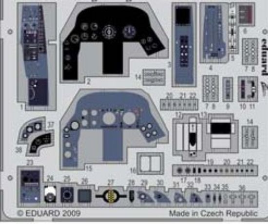 Picture of BAC/EE Lightning F.2A Interior (self adhesive) Pre-Paint