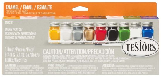 Picture of Promotional Enamel Paint Set (8 Colors & Thinner) (replaces #9146)