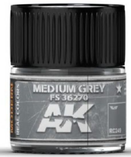 Picture of Real Colors: Medium Grey FS36270 Acrylic Lacquer Paint 10ml Bottle