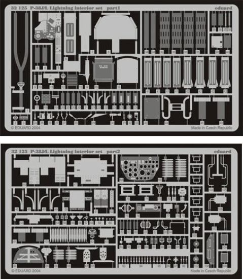Picture of Eduard Models P38L Lightning Interior for Trumpeter -- Plastic Model