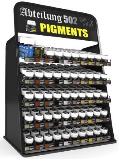 Picture of Pigment Paint Deal w/11002R Rack (3 each 48 Colors & 2 Auxillaries)