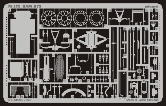 Picture of BMW R75 (designed to Be Assembled with Model Kits from T