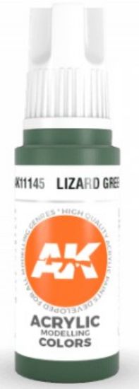 Picture of Lizard Green Acrylic Paint 17ml Bottle