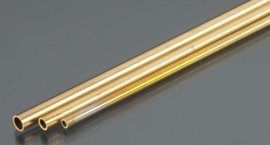 Picture of 3/32", 1/8", 5/32" Bendable Brass Tubes (3/cd)