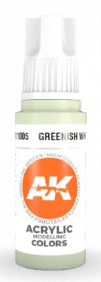 Picture of Greenish White Acrylic Paint 17ml Bottle