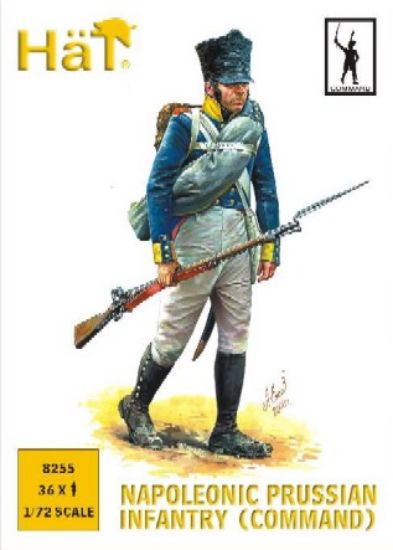Picture of Hat Industries Figures Prussian Infantry Command -- Plastic Model