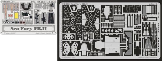 Picture of Hawker Sea Fury FB.II (self adhesive) PRE-PAINTED in COL