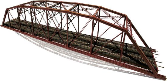 Picture of HO 200' Double Track Truss Bridge Kit w/Shoe Mounts (28.25"L, 4.625"W, 27.75"H at center)