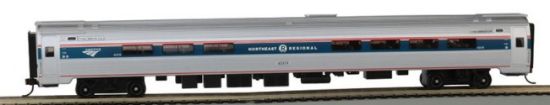 Picture of HO 85' Budd Amtrak Amfleet I Phase VI Passenger Cafe Car Lighted Northeast Regional