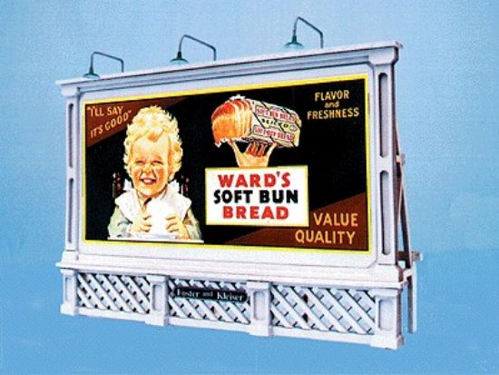 Picture of HO City Beautiful Billboard Kit w/4 Different Signs