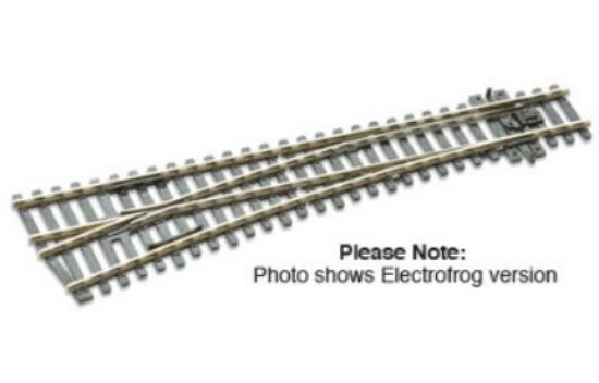 Picture of HO Code 100 Medium Left Hand Turnout (36" Radius) w/Electrified Frog