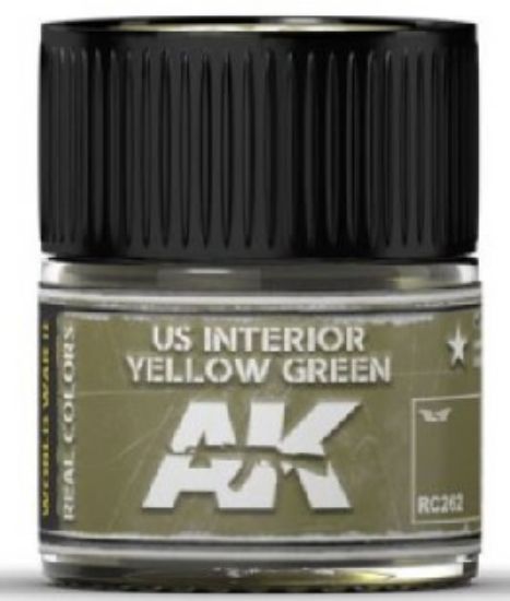 Picture of Real Colors: US Interior Yellow Green Acrylic Lacquer Paint 10ml Bottle