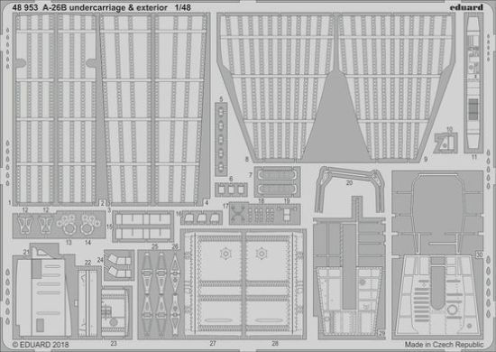 Picture of 1/48 Aircraft- A26B Undercarriage & Exterior for RVL (D)
