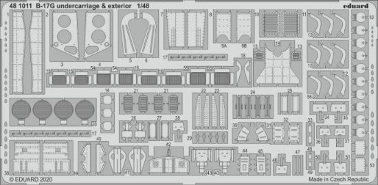 Picture of 1/48 Aircraft- B17G Undercarriage & Exterior for HKM