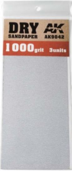 Picture of Dry Sandpaper Sheets 1000 Grit (3)