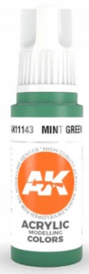 Picture of Mint Green Acrylic Paint 17ml Bottle