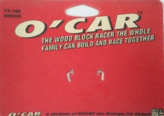 Picture of Mirror, Side (Pair) Metal Parts for Woodblock Racers (D)