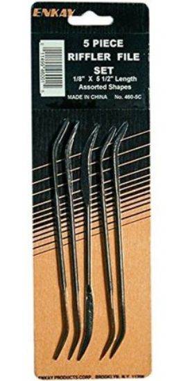 Picture of 5pc Assorted Riffler File Set (Cd)