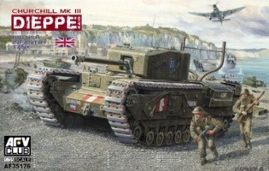 Picture of AFV Club Churchill MK III Dieppe Raid 1:35 Scale Military Model Kit