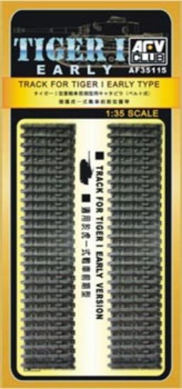 Picture of AFV Club Tiger I Early Type Track Links -- Plastic Model Tank Tracks