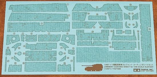 Picture of Tamiya 1/48 Zimmerit Coating Sheet Elefant 12671