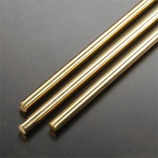 Picture of K & S Brass Rod 1/4x36 (4) Metal Wire and Rod