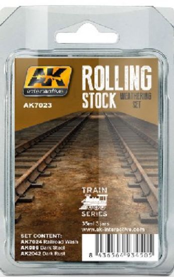 Picture of Train Series: Rolling Stock Weathering Paint Set (3 Colors) 35ml Bottles