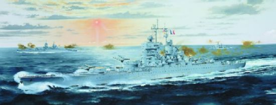 Picture of Trumpeter 05752 French Battleship Jean Bart 1/700 Scale Plastic Model Kit