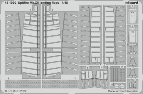 Picture of 1/48 Aircraft- Spitfire Mk XII Landing Flaps for ARX
