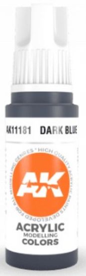 Picture of Dark Blue Acrylic Paint 17ml Bottle