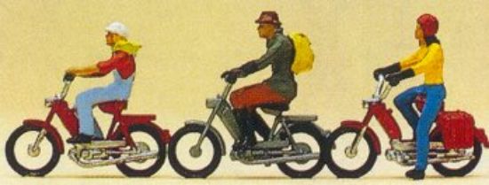Picture of Preiser 10125 1:87 Motorbike w/Rider