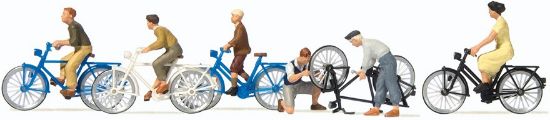 Picture of Preiser Figures Preiser 10716 Young People with Bicycles